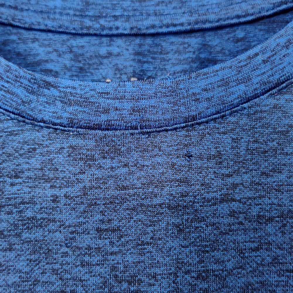 Champion Blue Heathered Youth Athletic Tee Size 14/16